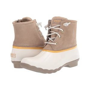 Sperry Women's Saltwater Rain Boot - Ivory